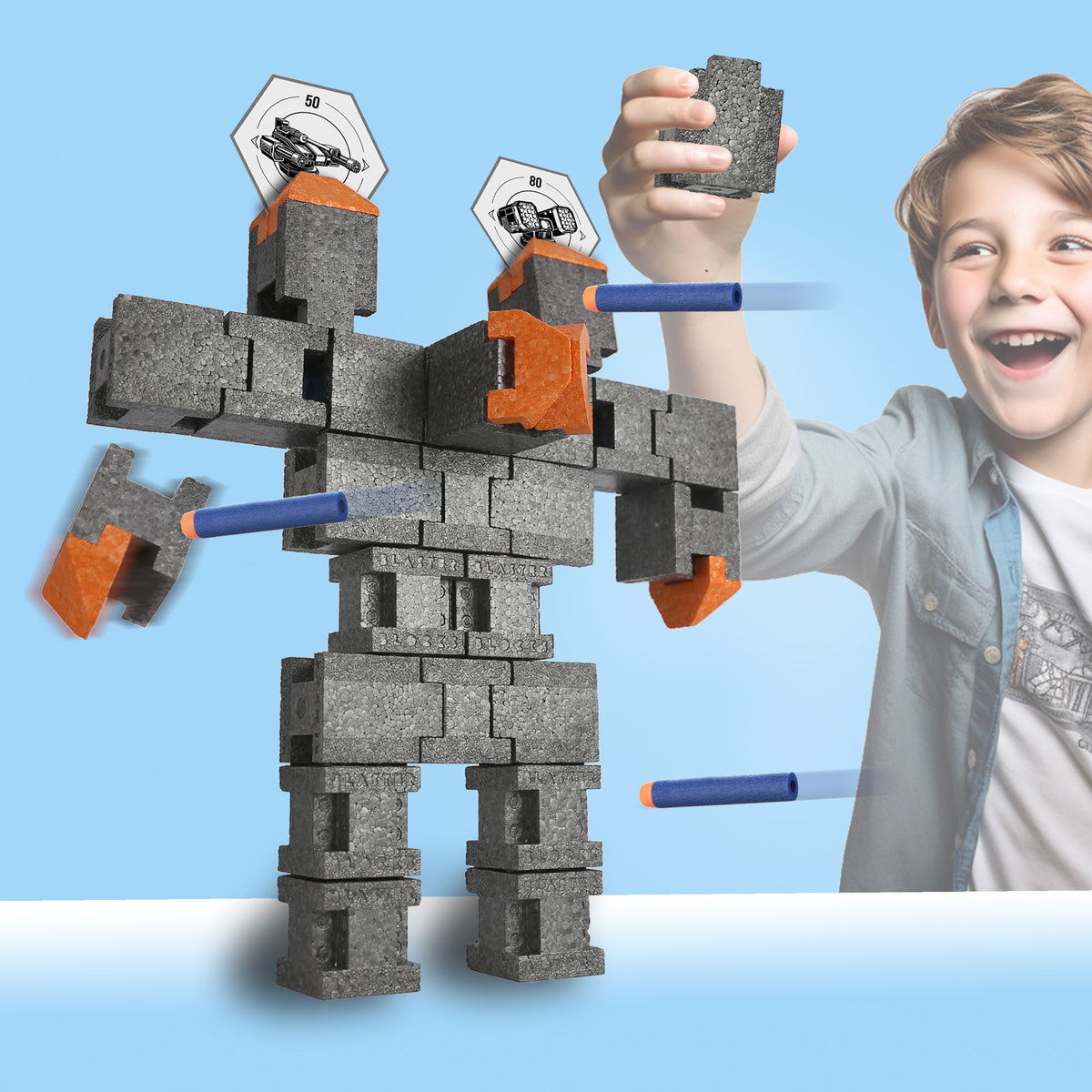 Blaster Blocks - Robot Destruction Pack – BoldlyPlayed