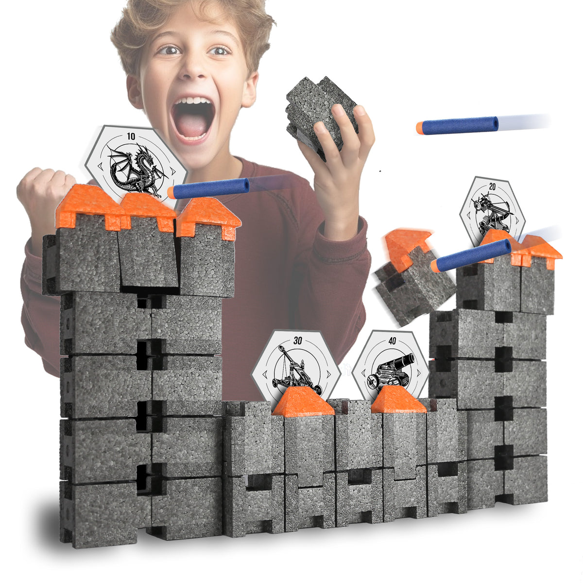 Blaster Blocks - Castle Destruction Pack – BoldlyPlayed